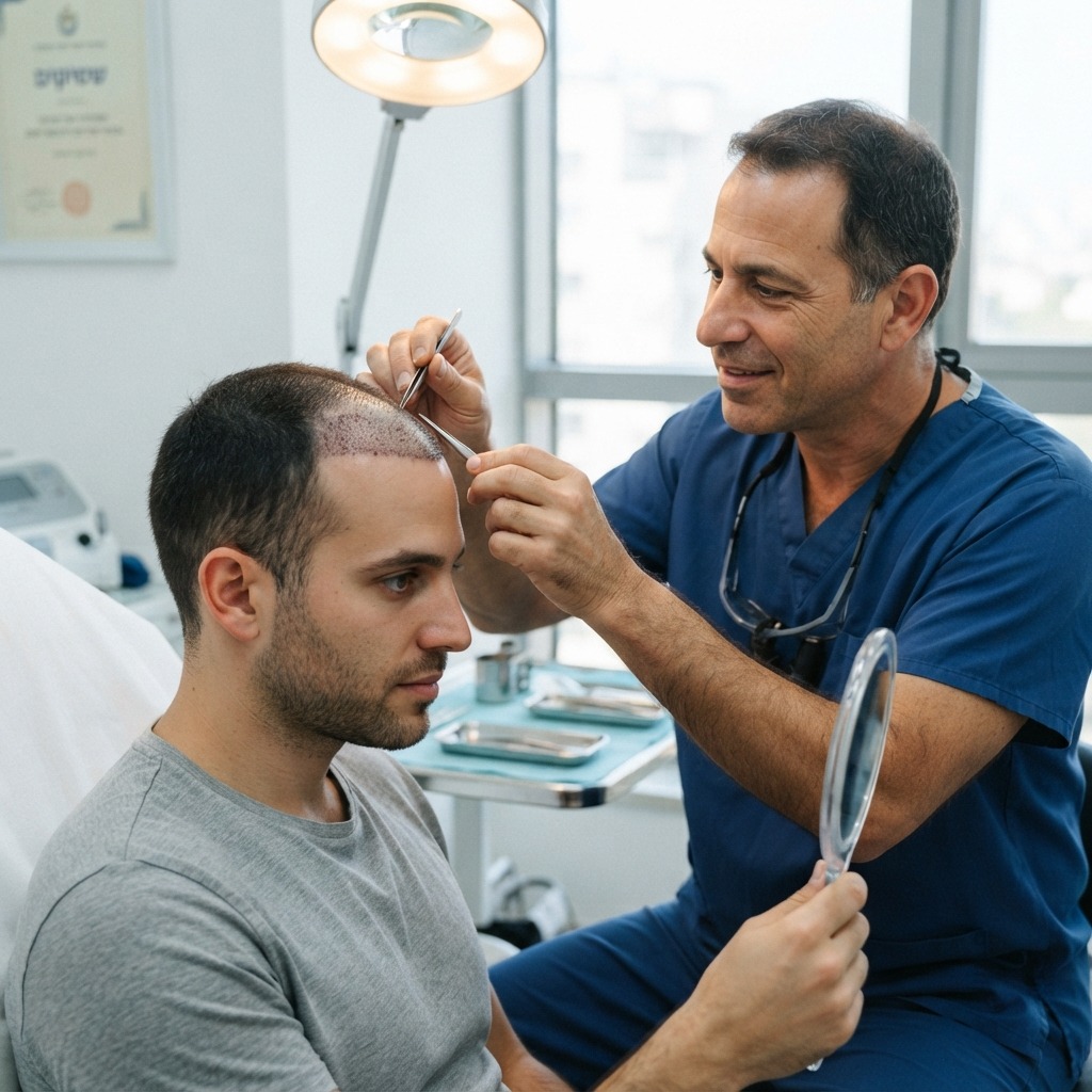 מבנה זקיק שיער ויחידה פוליקולרית בהשתלת שיער